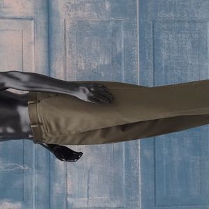 Di Milano Men's Pure Wool Flat Front Luxury Trousers